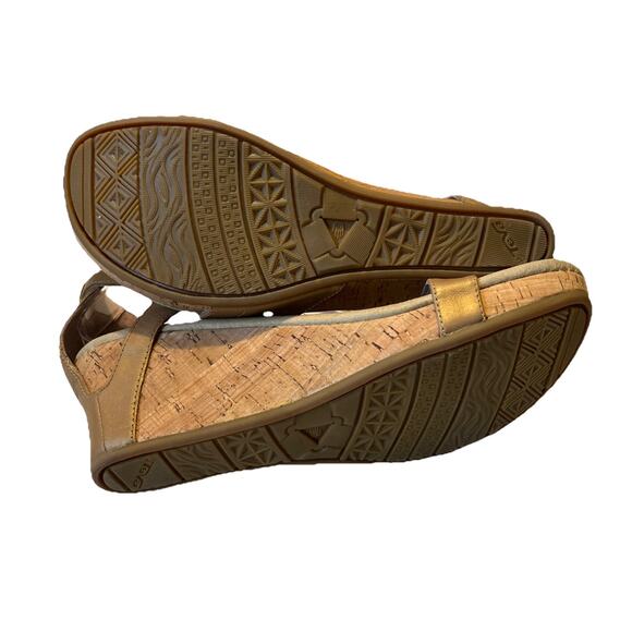 Teva Womens Brown Leather Open Toe Wedge Espadrille Sandals Size 9 US‎ - Picture 7 of 9